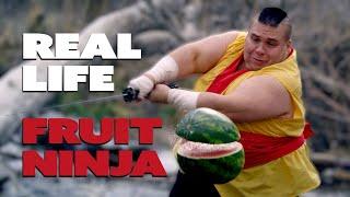 FRUIT NINJA IN REAL LIFE TO DUBSTEP