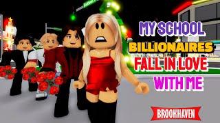 MY SCHOOL BILLIONAIRES FALL IN LOVE WITH ME..  Brookhaven Mini Movie VOICED