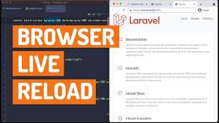 Setup live reload with Laravel mix and BrowserSync