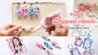 Fake Whipped Cream  Decoden Art