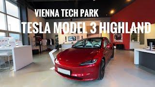 Vienna Tech Park Tesla Model 3 Highland