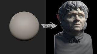 Zbrush Head Sculpt 25 - Halfling