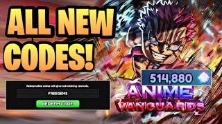 *NEW* ALL WORKING CODES FOR ANIME VANGUARDS IN 2024 ROBLOX ANIME VANGUARDS CODES