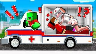 TV WOMAN NURSE CHEATS on MIKEY with JJ in the AMBULANCE car TRUNK in Minecraft - Maizen