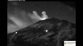 Popocatepetl eruption January 23 2019