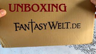 Unboxing einer Fantasywelt Bestellung mit Tabletop Figuren für Warhammer Fantasy