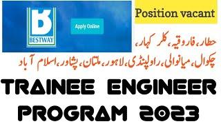 BESTWAY Trainee Engineer Jobs 2023  BESTWAY MTO program 2023 apply procedure