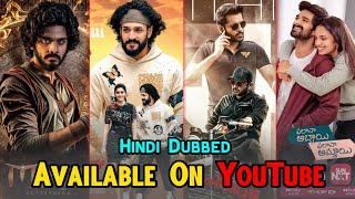 Top 10 New Blockbuster South Hindi Movies Available On YouTube  Robinhood  Mirai  Agent  New2024
