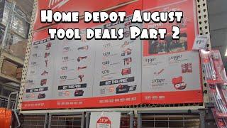 Home depot August tool deals Part 2