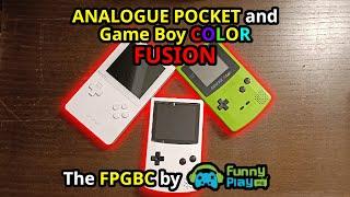 The FPGBC by Funny Playing a FUSION between Analoge Pocket and GBC  Battery Test Included