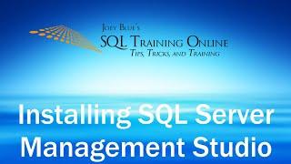 Installing Microsoft SQL Server Management Studio SSMS  Installation Series Ep2