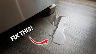 How To Fix A Leaking Refrigerator QUICK Water Leaking From Freezer - SOLVED DIY