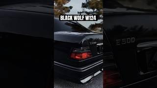 Mercedes-Benz w124 e500 Sunset Day#w124 #e500 #black #wolf #mercedes