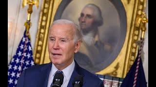 BIDEN TAKEN TO HIS DEATH BED