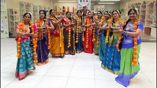 GODA KALYANAM  ANDAL KALYANAM  PERFORMED IN PERUMAL TEMPLE  DANCE PERFORMANCE