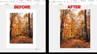 How to Print to Edge of Document in Microsoft Word  BORDERLESS PRINTING OF IMAGES TO EDGE OF PAGE