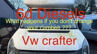 What happens if you don’t change your cambelt ??? Fixing a 2.0 tdi Vw crafter with a snapped belt