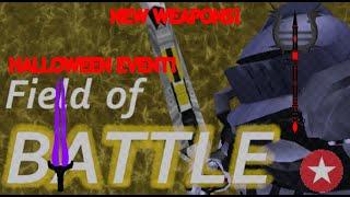 Buying the Hallowed Weapons in Field Of Battle Roblox  ZBovin03