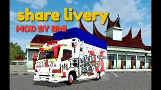 Share livery BRATA BJM ARFAN mod canter by BMI  BUSSID