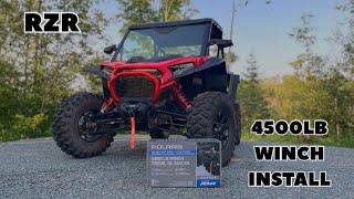 POLARIS WINCH INSTALL 2024+ RZR XP 1000