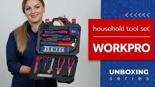 WorkPro Tool Set for Household Fixes - WP W009014WE UNBOXING