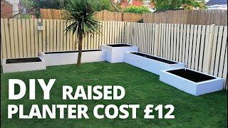 HOW TO MAKE RAISED PLANTER BOXES CHEAP AND EASY DIY GARDEN DESIGN