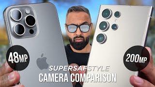 Samsung Galaxy S24 Ultra vs iPhone 15 Pro Max Camera Test Comparison