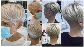 Elegant Hairstyles for Women Over 40+ 50+ 60+  latest pixie cutting ideas