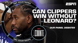 Debating the Clippers’ hopes to beat Mavericks without Kawhi Leonard  NBA Countdown