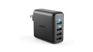 Review Anker Quick Charge 3.0 43.5W 4-Port USB Wall Charger PowerPort Speed 4 for Galaxy S7S6