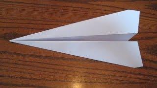 How To Fold A Paper Airplane That Flies Far. Full HD