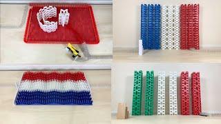 European Flags in 56000 Dominoes