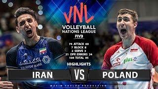 Iran vs Poland  Highlights Mens VNL 2019