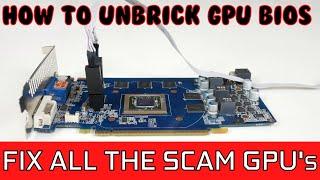 How To Unbrick GPU & MOTHERBOARD BIOS  CH341A Tutorial