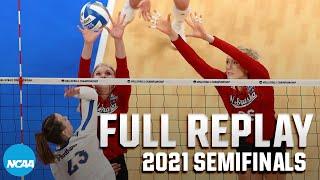Nebraska vs. Pitt 2021 NCAA volleyball semifinal  FULL REPLAY