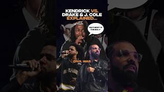Kendrick VS. Drake & J. Cole EXPLAINED - Every Diss on Metro Boomin’s “Like That” ‼️ #shorts #drake