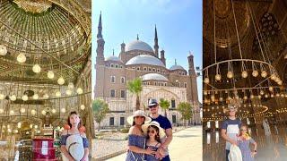 THE GREAT MOSQUE OF MUHAMMAD ALI PASHA  ALABASTER MOSQUE  CAIRO EGYPT  SKYE and Family