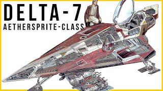 Delta-7 Jedi Starfighter Really Was FORCE POWERED  Star Wars Ships