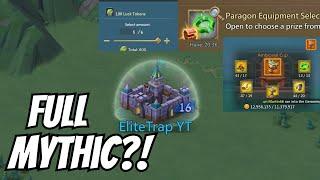 Lets Build a FULL MYTHIC TRAP Mythic Cup  Gear upgrades  Lords Mobile