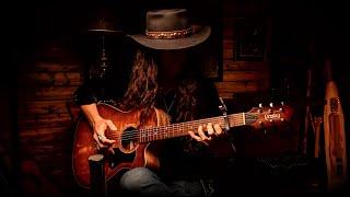 Deep Down neath the Soil • Dark Relaxing Western Blues Acoustic Guitar & Lap Steel Slide