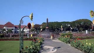 Alun-alun tugu kota Malang Jawa timur Indonesia