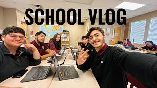 A day in life at American High School   School Vlog  Exchange student 