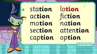 Spelling Zone words ending in -tion