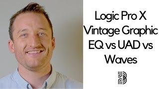 Logic Pro X Vintage Graphic EQ vs. UAD API 560 vs. Waves API 560 Shoot Out