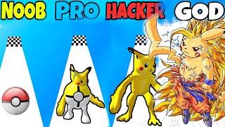 Pokeyball Run in NOOB vs PRO vs HACKER vs GOD Level 97 - 119