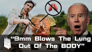 Testing President Bidens 9mm blow the lungs out the body statement