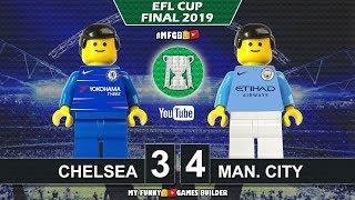 Chelsea vs Manchester City 0−0 3-4 Penalty Kicks • Final Carabao Cup 2019 parody in Lego Football