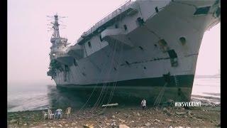 Dismantling of iconic warship INS Vikrant begins