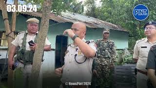 DGP Manipur Visits Kadangband Following Kuki Drone Attacks