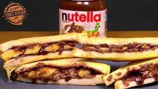Air Fryer Nutella Banana Sandwichs recipe